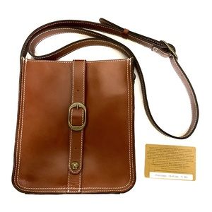 Patricia Nash Venezia Pouch Crossbody Bag, Tan